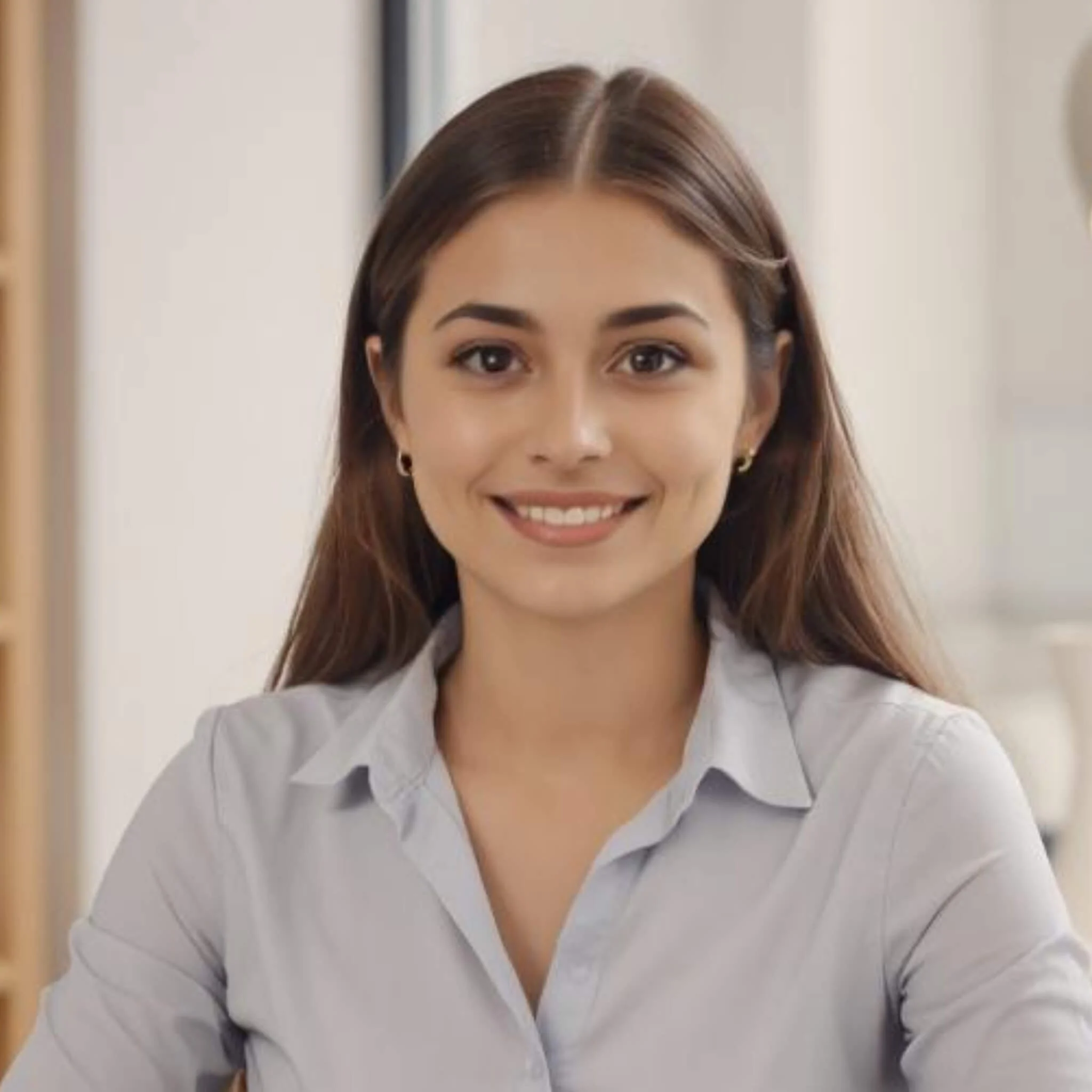 Misha facing the audience during her performance