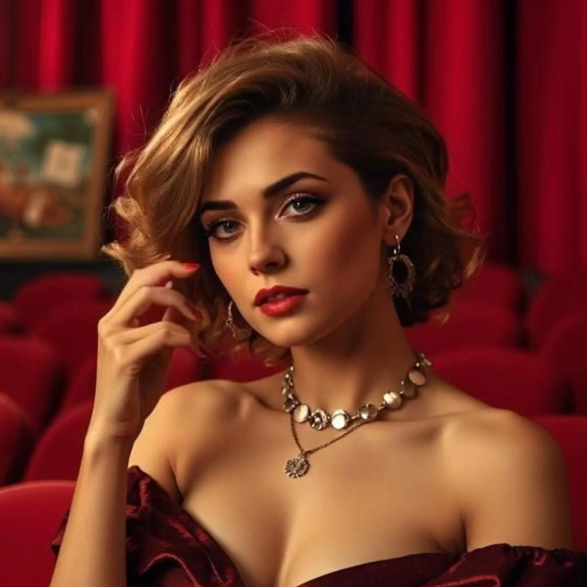 Lesha facing the audience during her performance